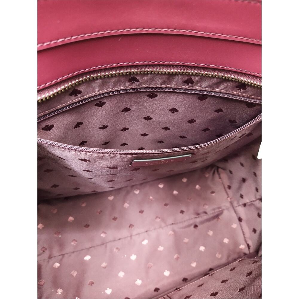 Kate Spade New York Lalena Blackberry Leather Pocket Large ote - NWT $429 - Picture 14 of 16